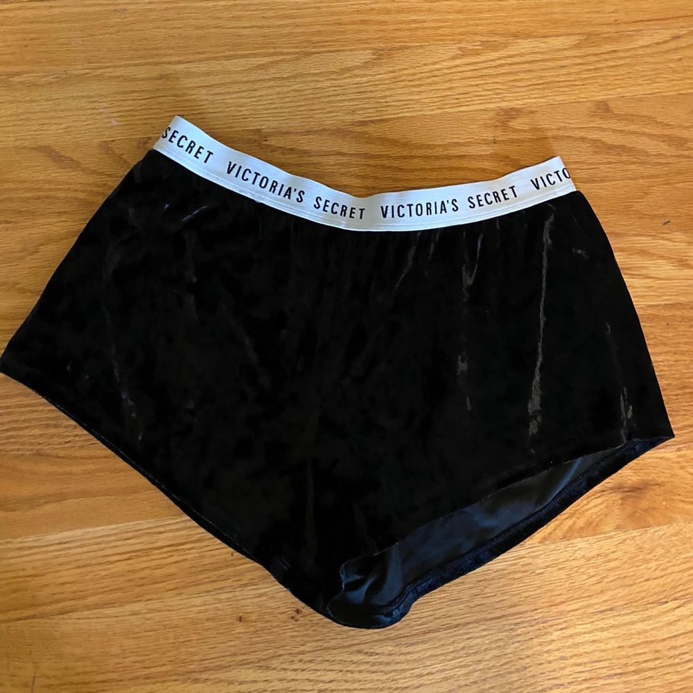 Victoria’s Secret velvet sleeping shorts